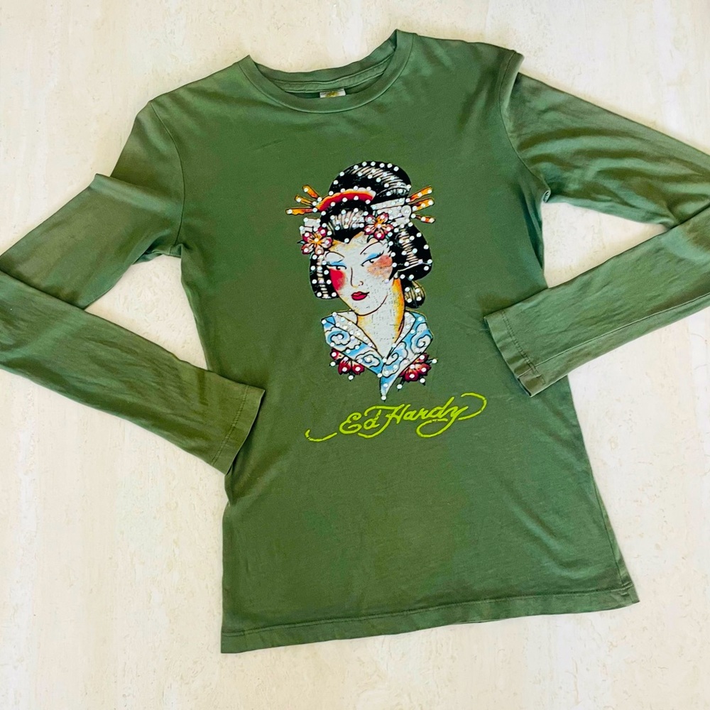Ed Hardy Geisha Shirt